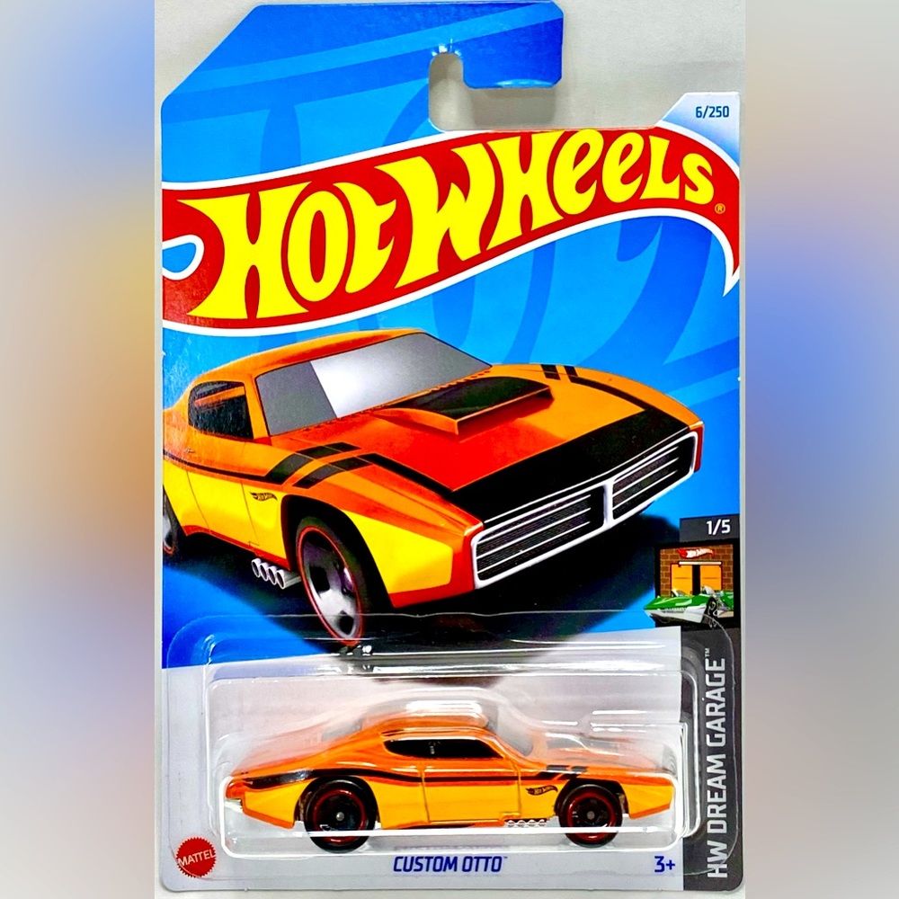 ✅🚗 4/$20 🚗 NEW 2024 MATTEL HOT WHEELS 1/5 HW DREAM GARAGE CUSTOM OTTO #6/250